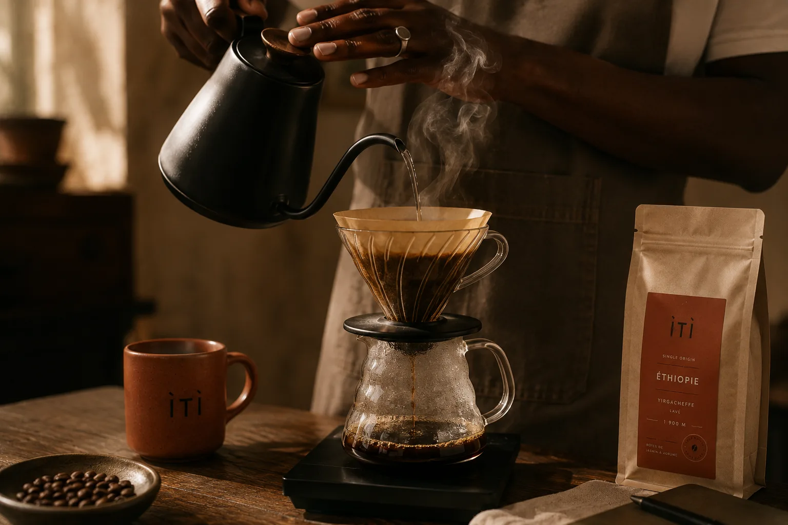 Préparation V60 avec le café ÌTÌ