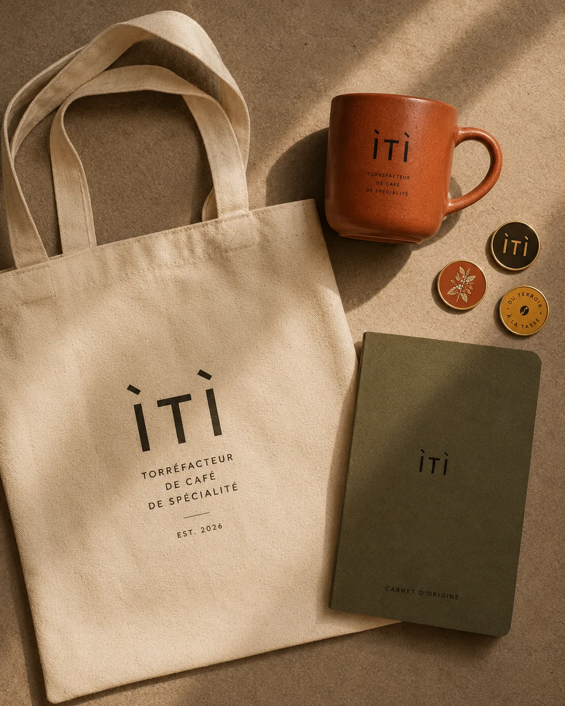 Tote, mug, pin's et carnet ÌTÌ